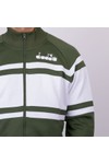 diadora Mens Green 80s Track Jacket