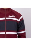 diadora Mens Red 80s Track Jacket