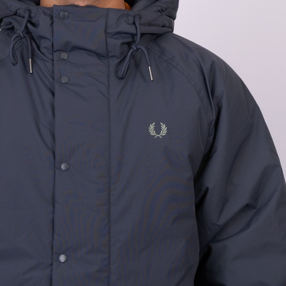 Fred Perry Mens Blue Padded Zip Through Jacket main image