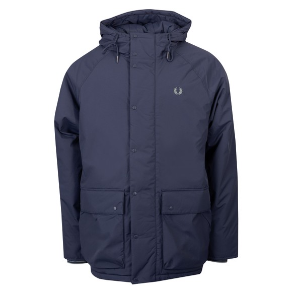 Fred Perry Mens Blue Padded Zip Through Jacket main image