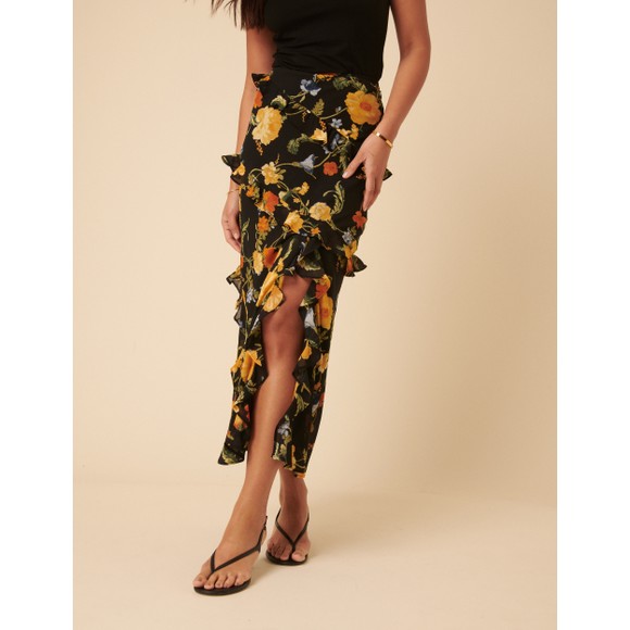 Nobody's Child Womens Black Kamala Skirt main image