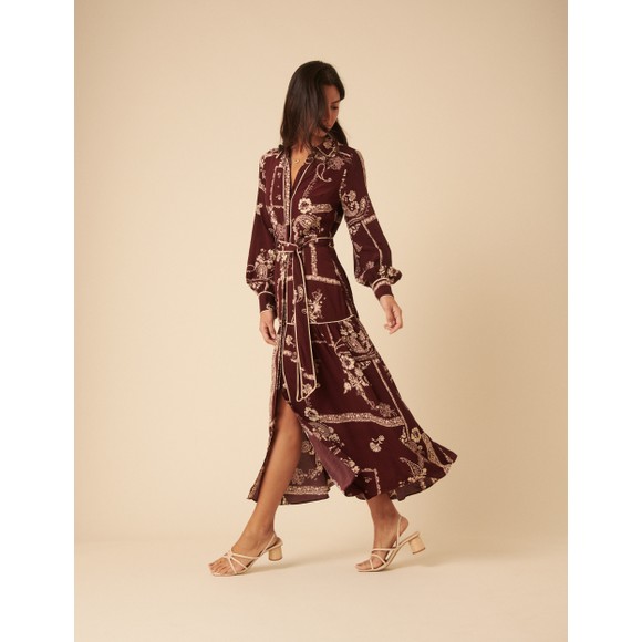 Nobody's Child Womens Red Brookyln Shirt Midi Dress main image