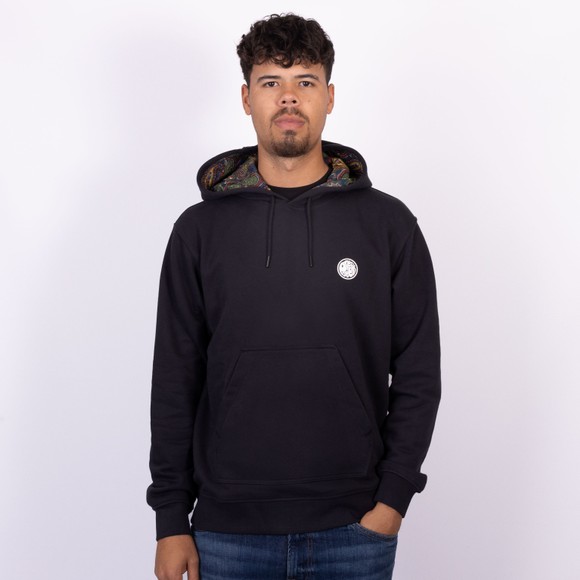 Pretty Green Mens Black Lounge Hoody