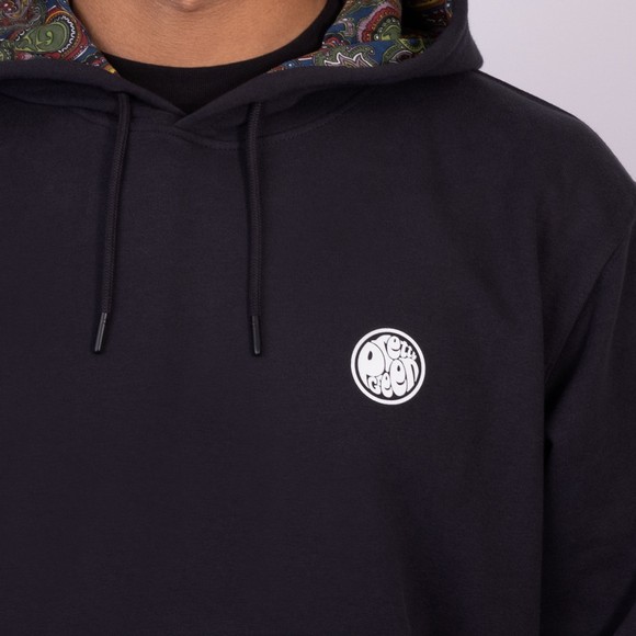 Pretty Green Mens Black Lounge Hoody main image