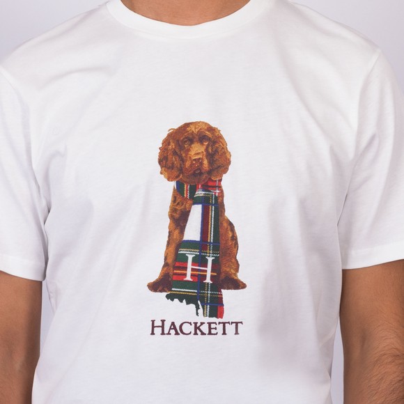 Hackett Mens Off-White Heritage Harry T Shirt main image