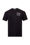 Replay Mens Black Distressed Lettering T-Shirt