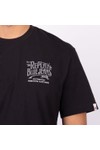 Replay Mens Black Distressed Lettering T-Shirt