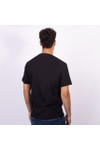 Replay Mens Black Distressed Lettering T-Shirt