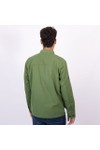 Pretty Green Mens Green Feltham Overshirt