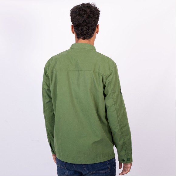 Pretty Green Mens Green Feltham Overshirt main image