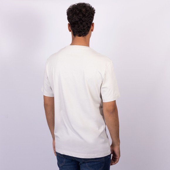 Replay Mens Beige Distressed Lettering T-Shirt main image