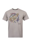 Replay Mens Grey Dragon Print Jersey T-Shirt
