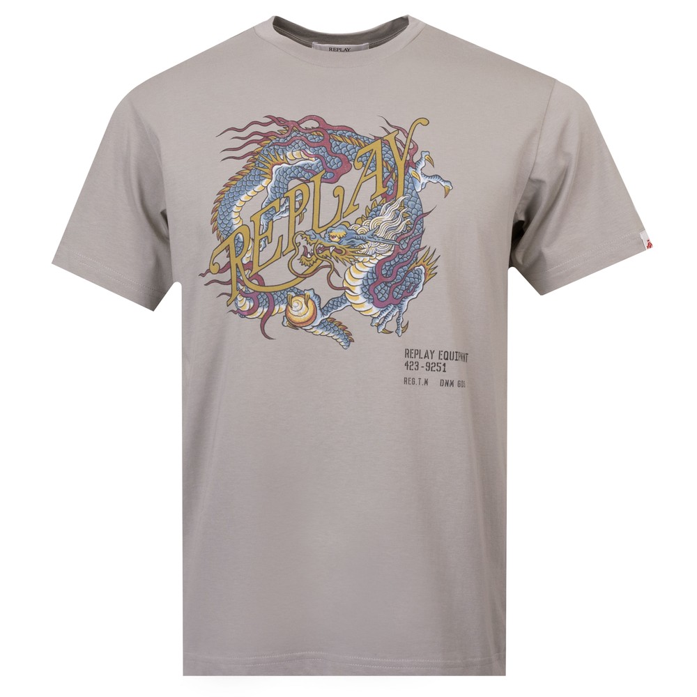 Dragon Print Jersey T-Shirt