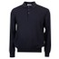 Merino Knitted Long Sleeve Polo Shirt