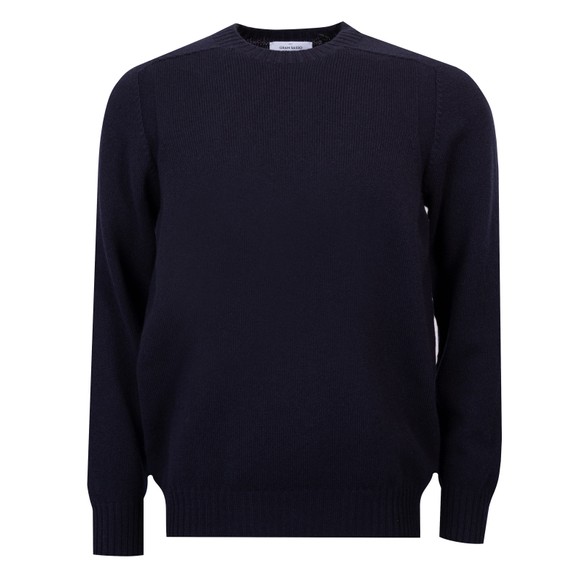 Gran Sasso Mens Blue Wool Crew Neck Jumper main image