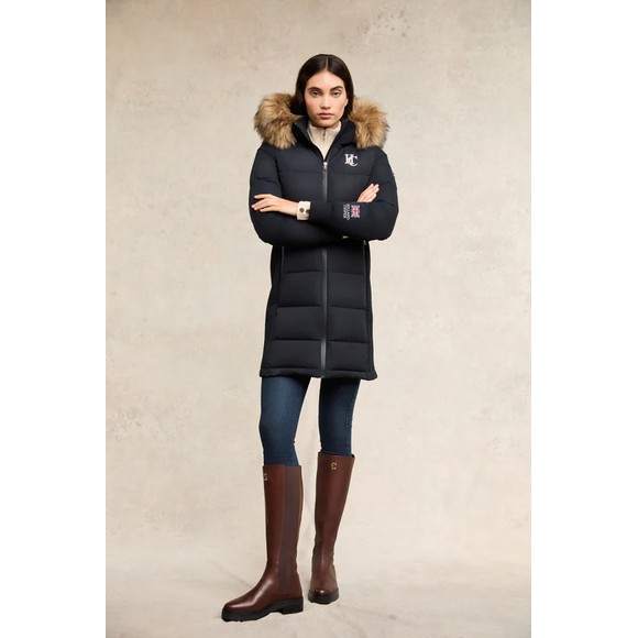 Holland Cooper Womens Blue Team Padded Coat main image