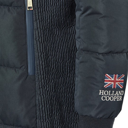 Holland Cooper Womens Blue Team Padded Coat main image