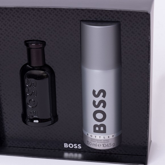BOSS Mens Black 50ML Parfum 150ml Deodorant Spray set main image