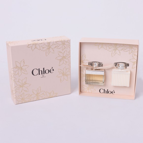 Chloe Womens Blue 50ml Parfum 100ml Body Lotion Set