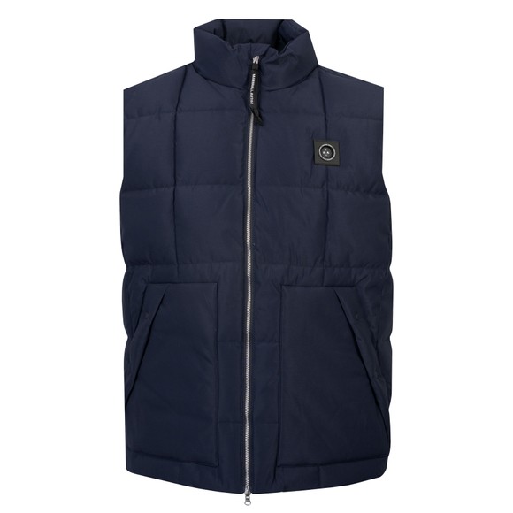 Marshall Artist Mens Blue Capilano Bubble Gilet main image
