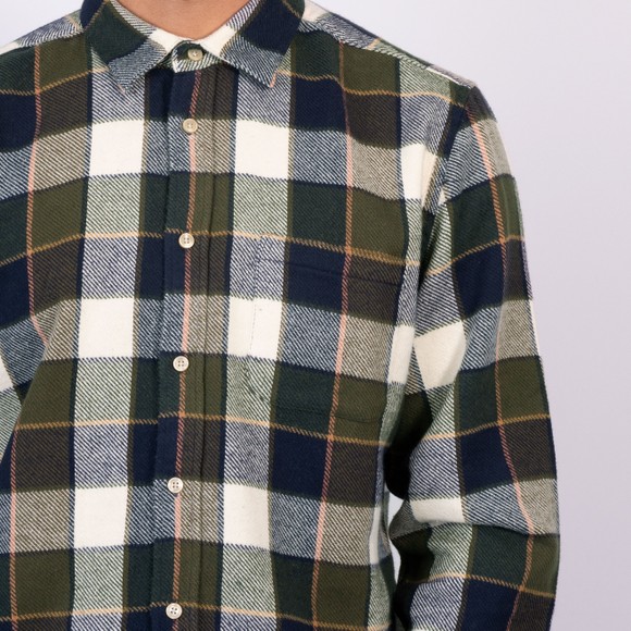 Portuguese Flannel Mens Green Pine Shirt main image