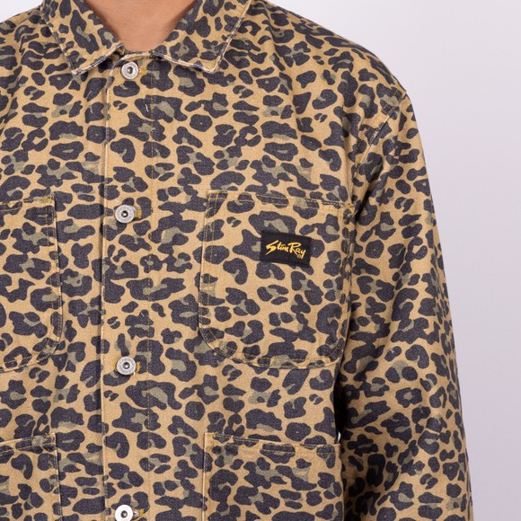 Stan Ray Mens Multicoloured Coverall Leopard Jacket main image