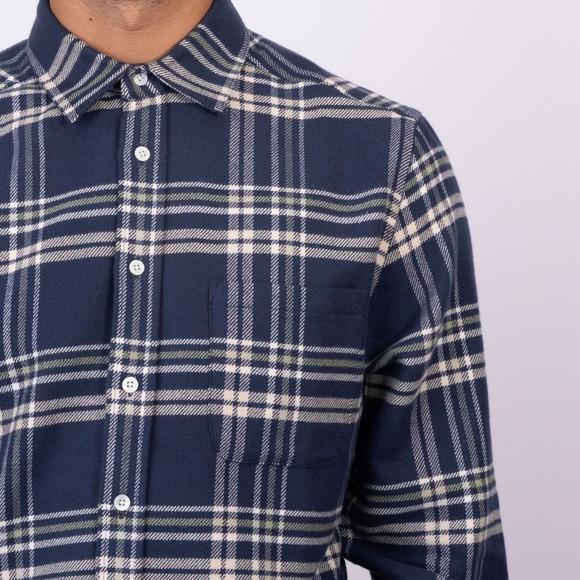 Portuguese Flannel Mens Blue Front Shirt main image