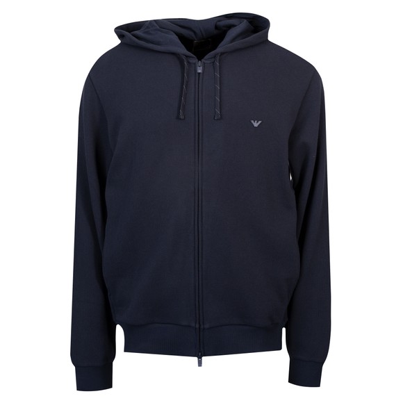Emporio Armani Mens Blue Loungewear Hoodie main image