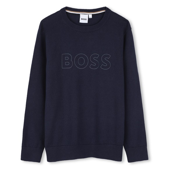 BOSS Boys Blue J52338 Jumper main image
