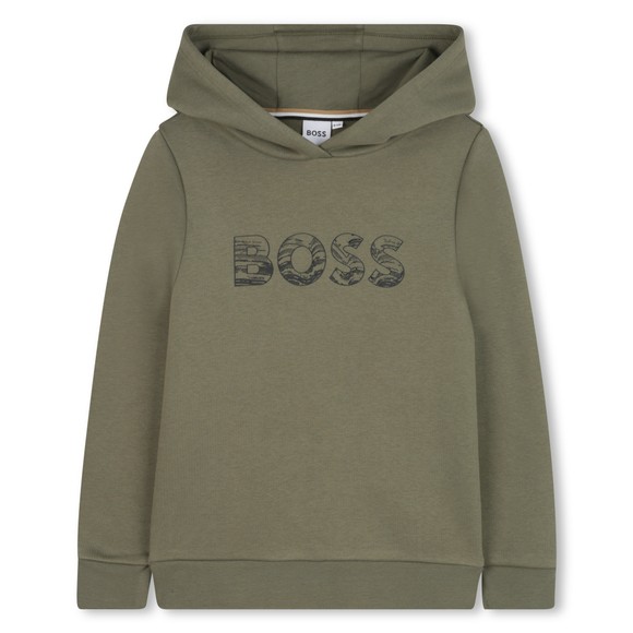 BOSS Boys Green J52355 Hoody main image