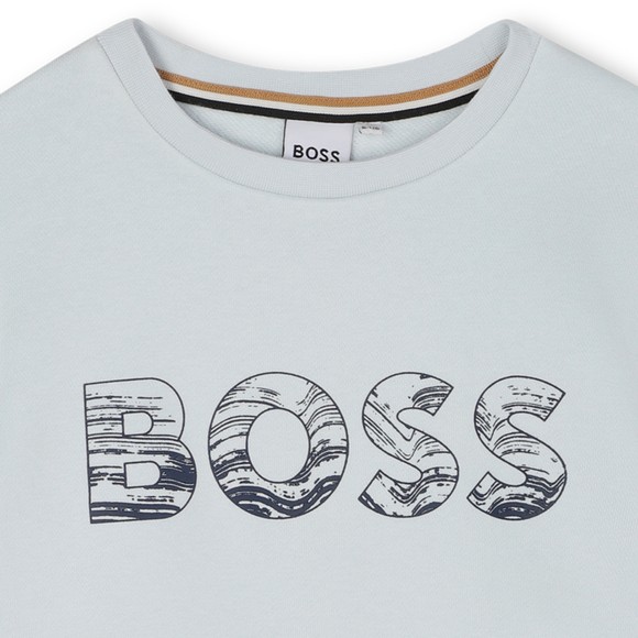 BOSS Boys Blue J52349 Sweatshirt main image