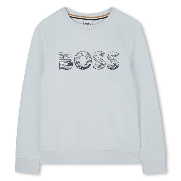 BOSS Boys Blue J52349 Sweatshirt main image