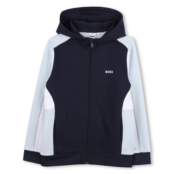 BOSS Boys Blue J52322 Zip Hoody main image