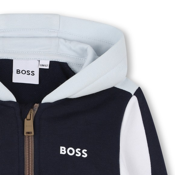 BOSS Baby Boys Blue J52447 Zip Hoody main image