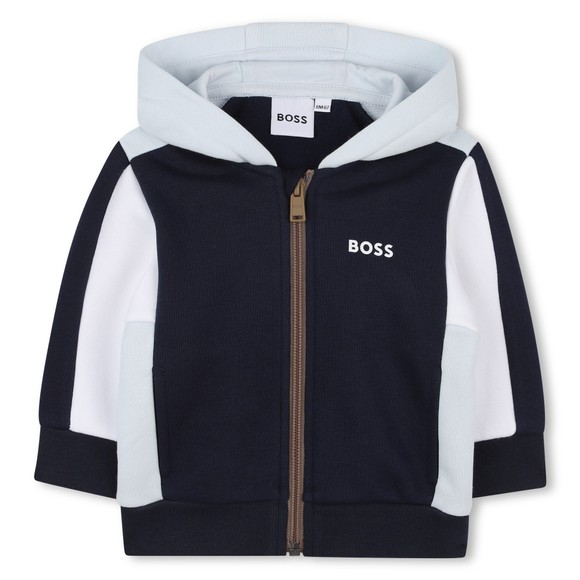 BOSS Baby Boys Blue J52447 Zip Hoody main image