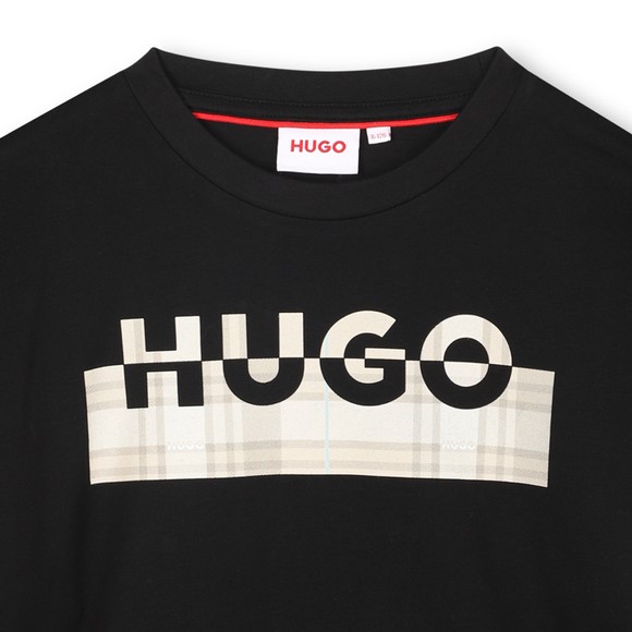 HUGO Boys Black G00435 T Shirt main image