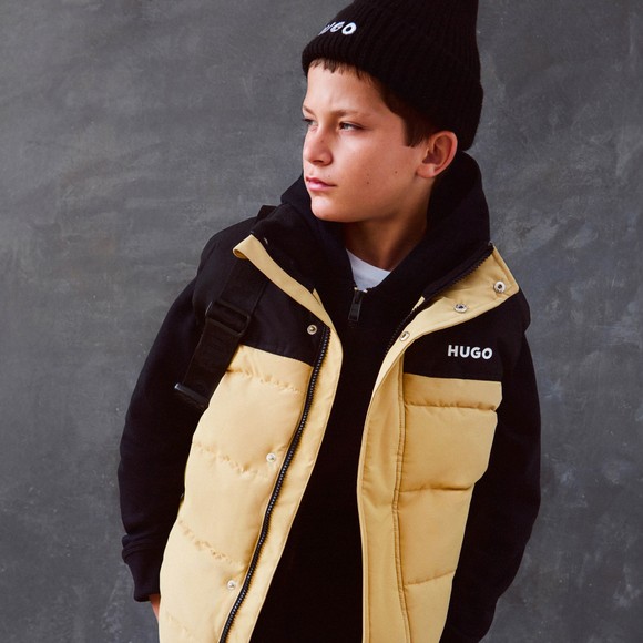 HUGO Boys Beige G00482 Gilet #3