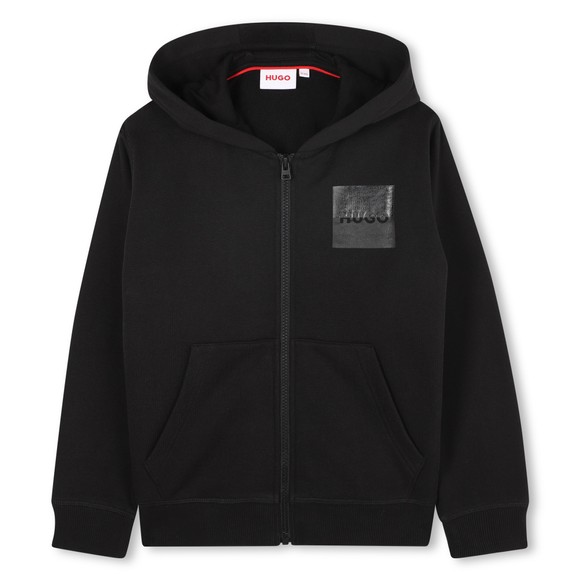 HUGO Boys Black G00454 Zip Hoody main image