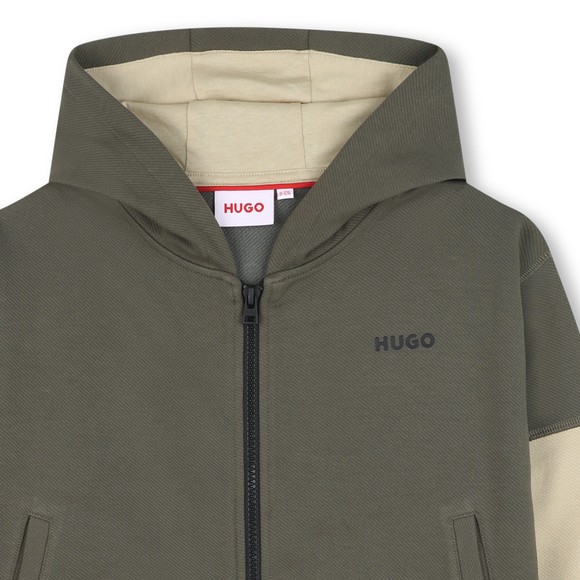 HUGO Boys Green G00459 Hoody main image