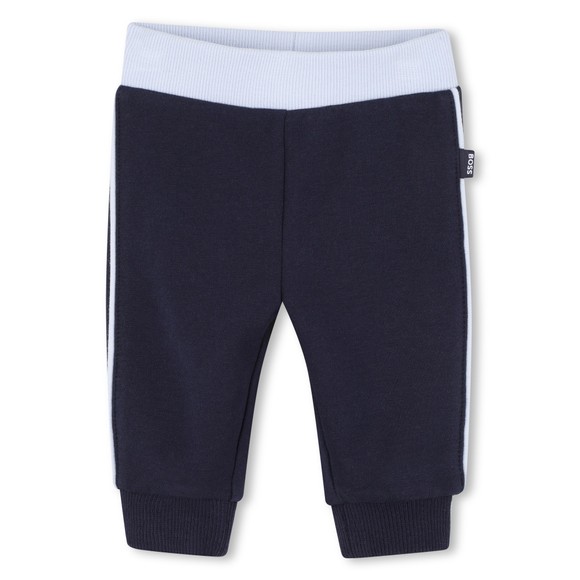 BOSS Boys Blue J52527 Tracksuit & T Shirt Set main image