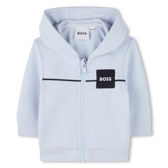 BOSS Boys Blue J52527 Tracksuit & T Shirt Set main image