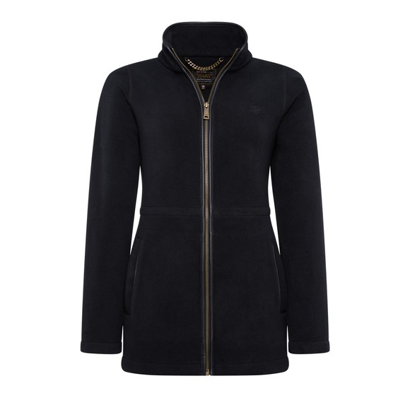 Holland Cooper Womens Black Country Longline Fleece main image