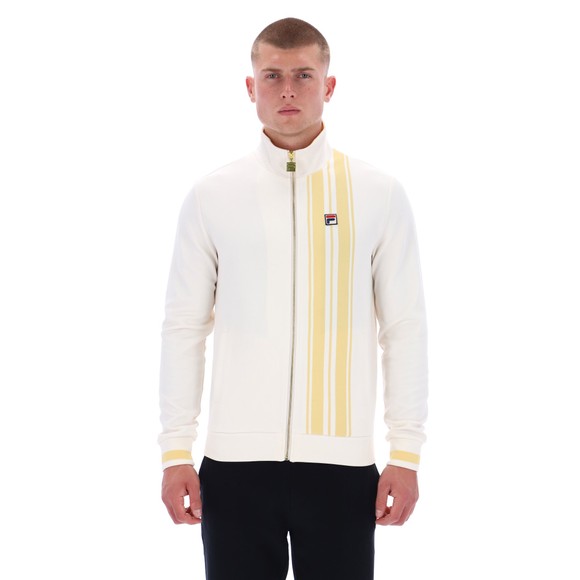 Fila Mens White Dante Printed Stripe Track Top main image