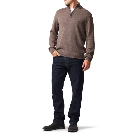 Rodd & Gunn Mens Brown Merrick Bay Knit Jumper main image