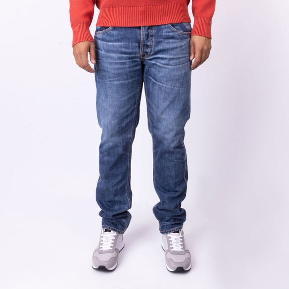 Nudie Jeans Mens Blue Solid Ollie Jean main image