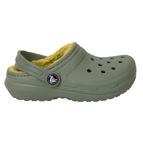 Crocs Boys Green Classic Lined Kids Clog main image