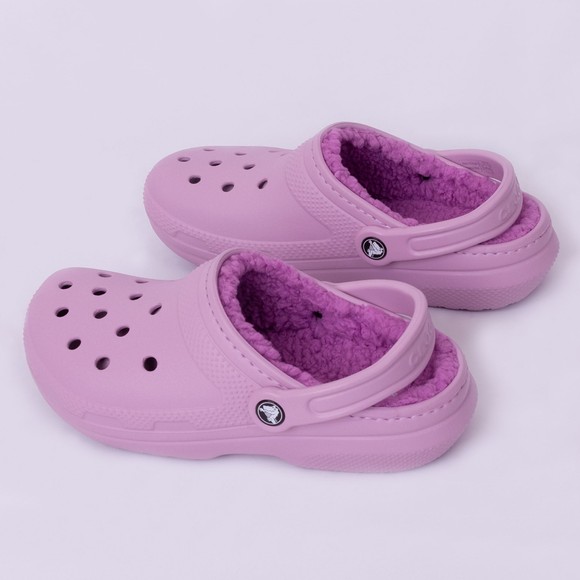 Crocs Womens Pink Classic Lined Clog main image