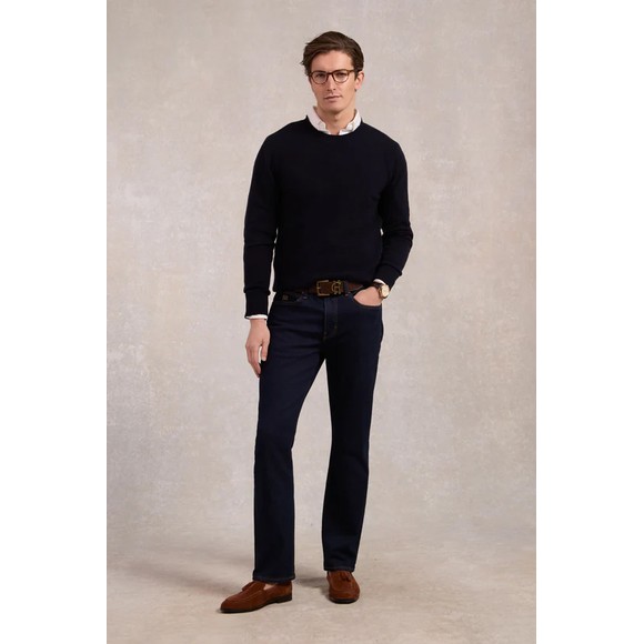 Holland Cooper Mens Blue Classic Straight Jean main image