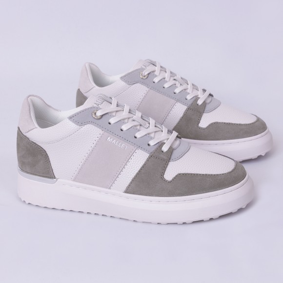Mallet Mens White Hoxton Lite Trainer main image