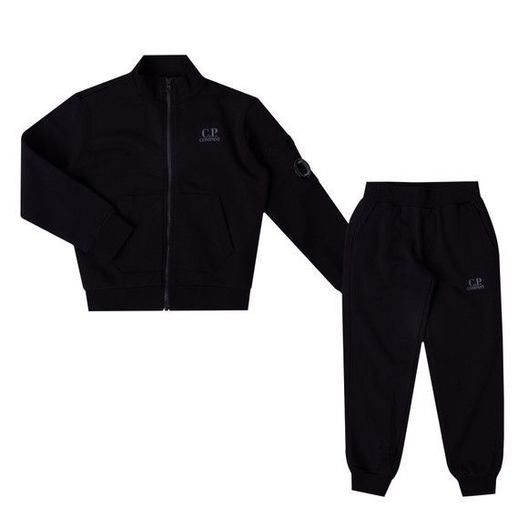 C.P. Company Undersixteen Boys Black Logo Tracksuit main image